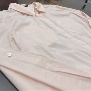 Ann Taylor Light Pink Button Up Shirt